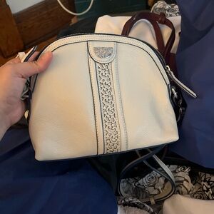 Dylan White Leather Handbag